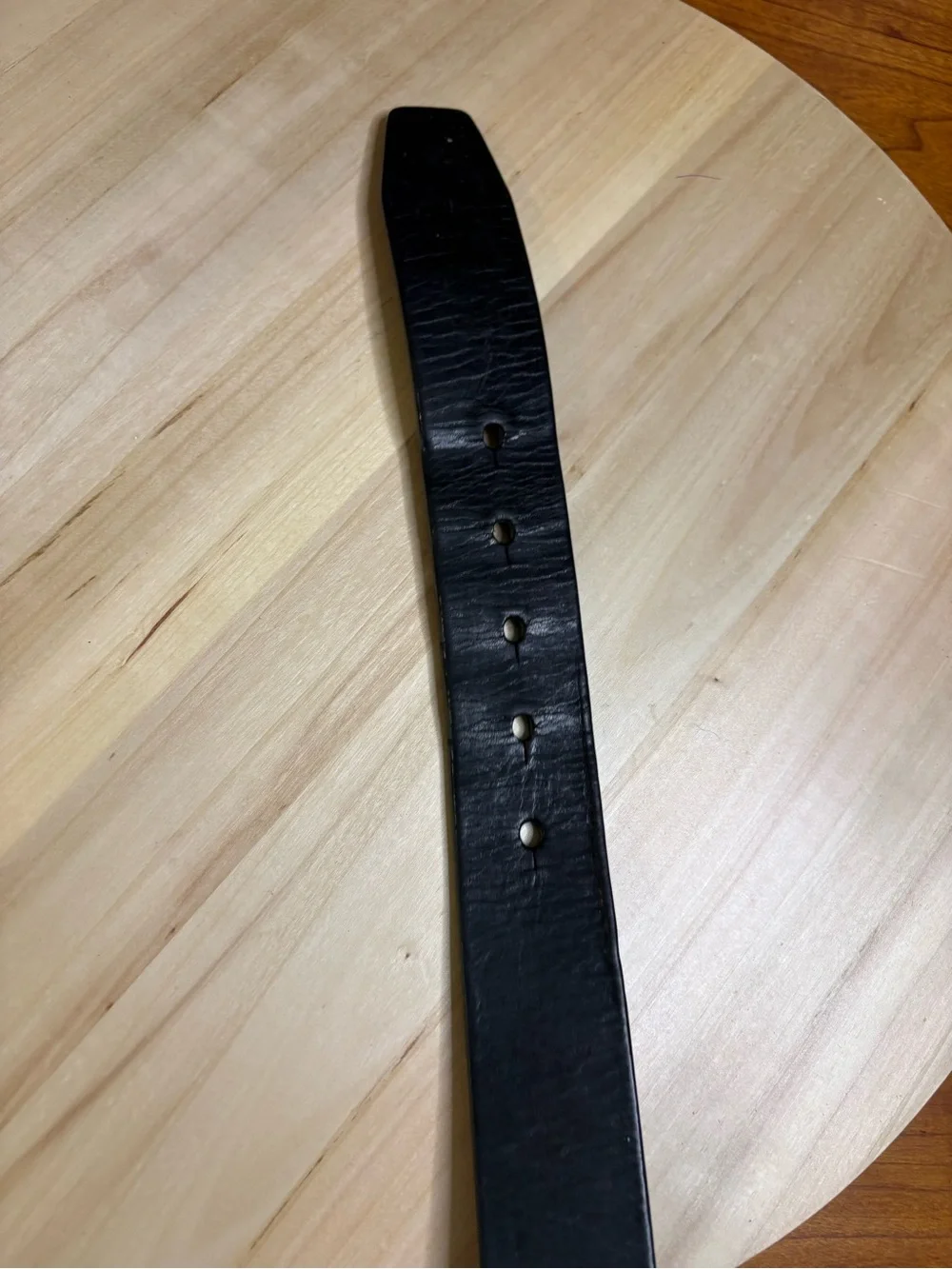 Fossil chrome buckle
